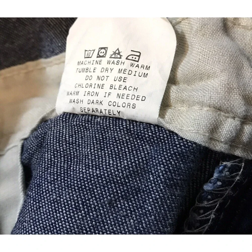 Key Imperial denim bib overalls mens size  42x34  Dark‎ Wash